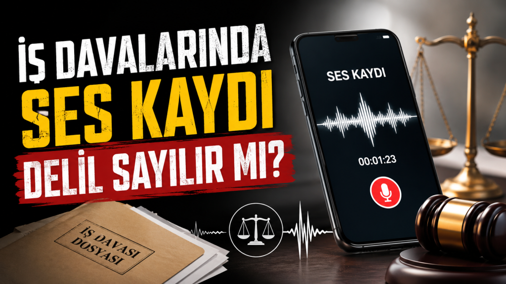İş Davalarında Ses Kaydı Delil Sayılır Mı?